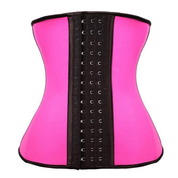 TrueShapers 1063 Latex-Free High Compression Waist Cincher Color Pink Size  L at  Women's Clothing store