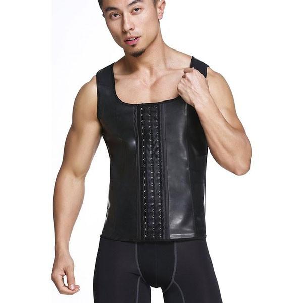 Wholesale Men's Latex Waist Trainer Vest Body Shaper Corsets