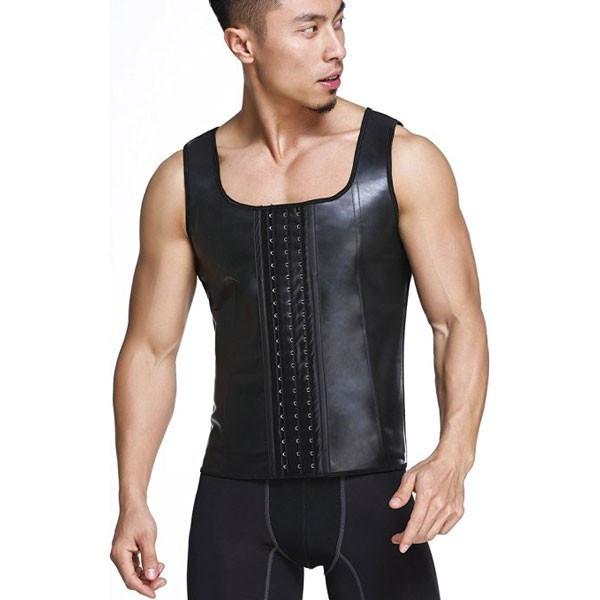 Wholesale Men's Latex Waist Trainer Vest Body Shaper Corsets