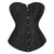 Renaissance Floral Jacquard Weave Satin Sweetheart Overbust Corset