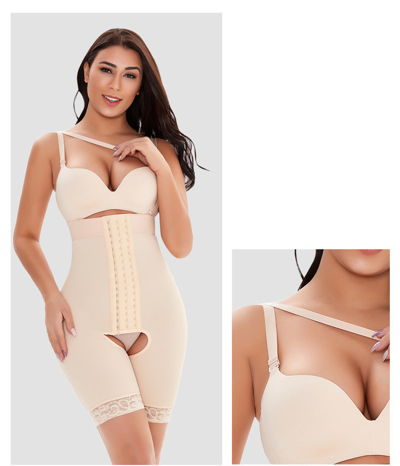  BANLUX Women Butt Lifter Shapewear - Push Up Butt Lifter  Shapewear with Zipper Crotch Waist Trainer Body Shaper Slimming Belly  Postpartum Girdle,Apricot,S : Clothing, Shoes & Jewelry