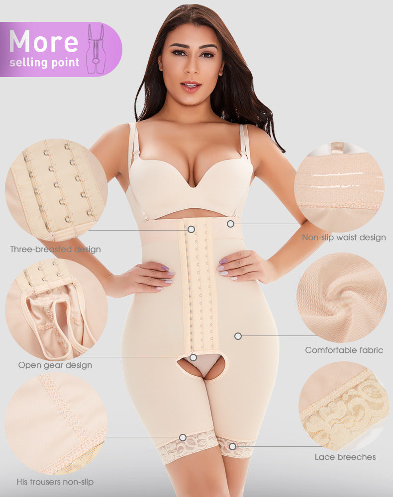 Shapewear For Women Tummy Control Plus Size Waist Trainer Corset Full Body  Shaper For Butt Lifter And Thigh Slimmer Faja