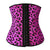 Sport Latex Waist Cincher Leopard Fajas Shapewear Corset
