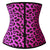 Sport Latex Waist Cincher Leopard Fajas Shapewear Corset