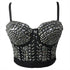 Steampunk Rivet Dance B Cup Bustier Bra