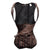 Steampunk Pocket Inclined Buckle Brocade Underbust Corset