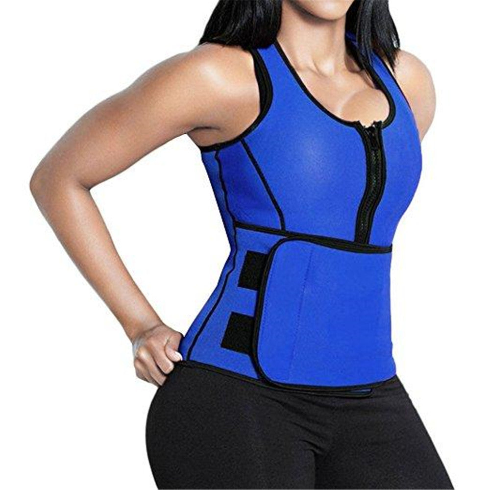 Sauna Sweat Vest Waist Trainer Corset Trimmer Shaper Belt for