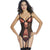 Women's See Through Bustier With G-String 1136