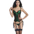 Women's See Through Bustier With G-String 1136