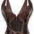 Victorian Zipper Belt Chain Leather Steampunk Corsets Vest