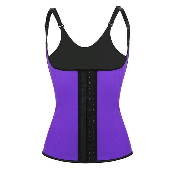Waist Trainer Latex Shapewear Corset with Adjustable Straps