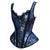 Woman Lace Trim Corset With Shoulder Stripe