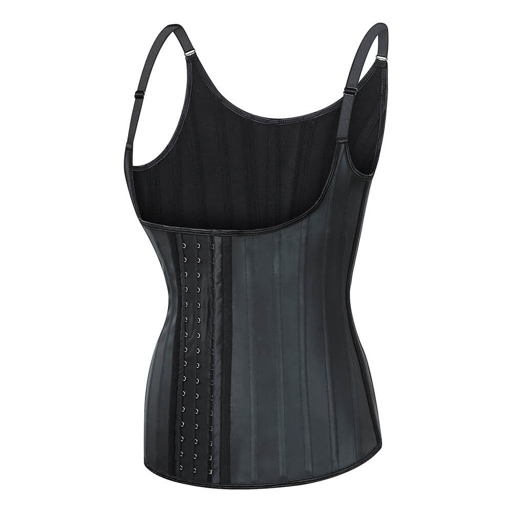 25 Steel Boned Waist Trainer Latex Body Shaper Vest – TOPBWH