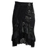 Women's Steampunk Gothic Clothing Vintage Cotton Black Lace Skirts