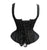 Woman Lace Trim Corset With Shoulder Stripe