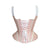 Woman Lace Trim Corset With Shoulder Stripe