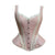 Woman Lace Trim Corset With Shoulder Stripe