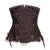 Brocade Underbust Corset Steampunk Costume With Skirt