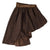 Brown Steampunk Gothic Skirt High Low Skirt