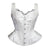 Woman Lace Trim Corset With Shoulder Stripe